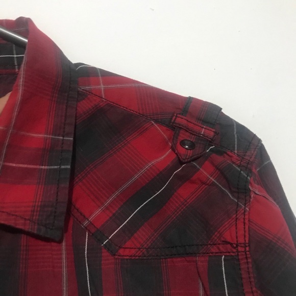 Urban Heritage Red and Black Flannel Shirt. XL - Picture 7 of 8